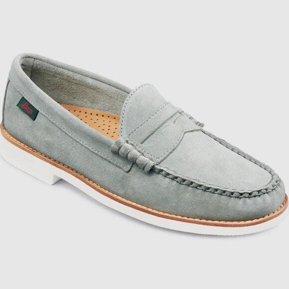Brand New G.H. Bass - Weejuns - Sage Suede Penny Loafers, Size 11 - Picture 1 of 3